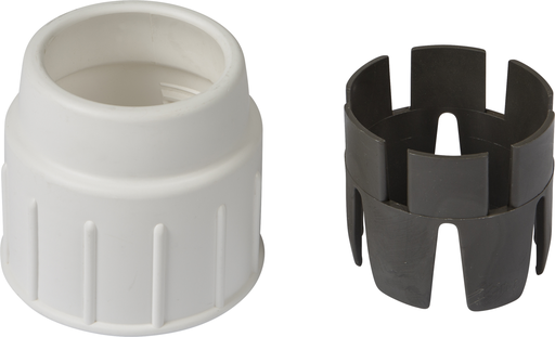 [SG40000667] Union nut and reducing sleeve foot (White) 