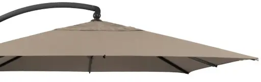 [SG40002315] Parasol canopy square Olefin 320 (Light taupe) 