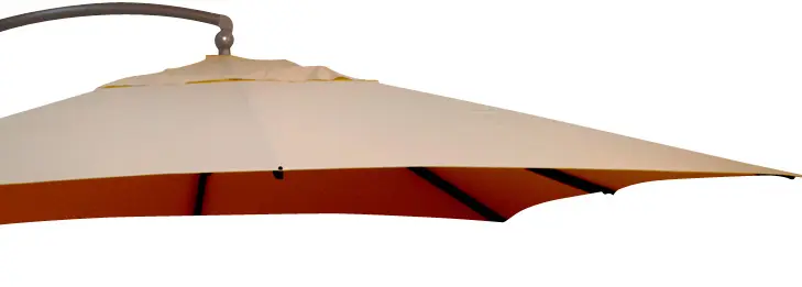 Parasoldoek ovaal Olefin