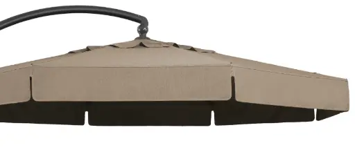 [SGN40003078] Parasoldoek achthoekig Olefin 350 (Licht taupe) 