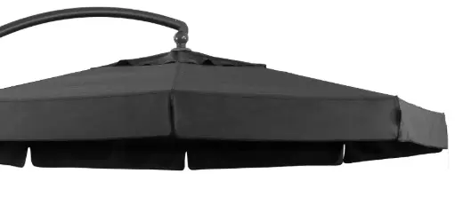 [SGN40003081] Parasoldoek achthoekig Olefin 350 (Carbon) 