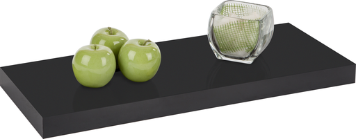 [OW406NO] Floating shelf 60cm (Black) 